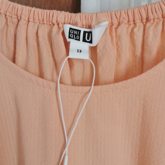 Uniqlo U kids peach dress, size 13 (feets to size S adult) - Picture 3 of 5